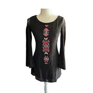 Flying Tomato Black Lace Mini Dress Size S